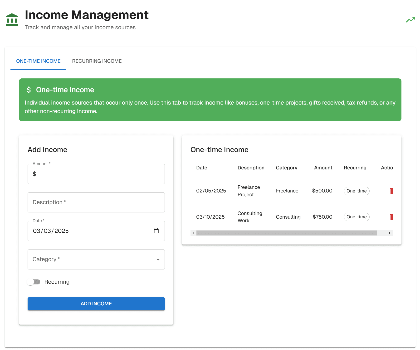 Income Management